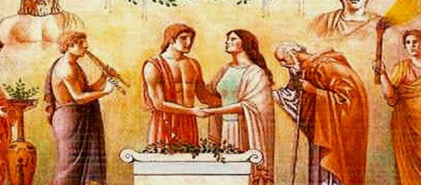 Γάμος στην αρχαία Αθήνα εικόνα