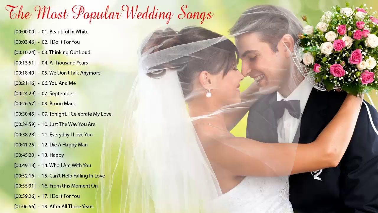 Λίστα τραγουδιών για γάμο